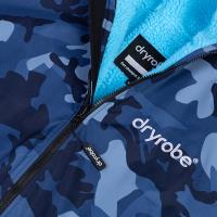 dryrobe Advance Long Sleeve Changing Robe - Blue Camo / Blue Extra Image 5 Preview